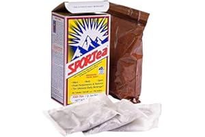 SPORTea Iced | Decaf Energy Drink with Green & Black Tea, Vitamins, Minerals, Electrolytes, Yerba Mate, Siberian Ginseng | 7 Cold Brew Tea Bags | Healthy, Easy | 2 Pack