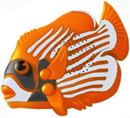 BABY Angel Fish FM Radio (Auto Scan 88-108MHz) Mk 2 - Batteries Supplied - by SPL (Baby, Orange)