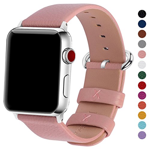 Fullmosa Compatible Apple Watch Bands 38mm 40mm 42mm 44mm Women Calf Leather Compatible iWatch Band Compatible iWatch Series 4 Series 3 Series 2 ...