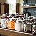 Anchor Hocking Montana Glass Jar with Fresh Sealed Lid, Red Metal, 2 Gallon