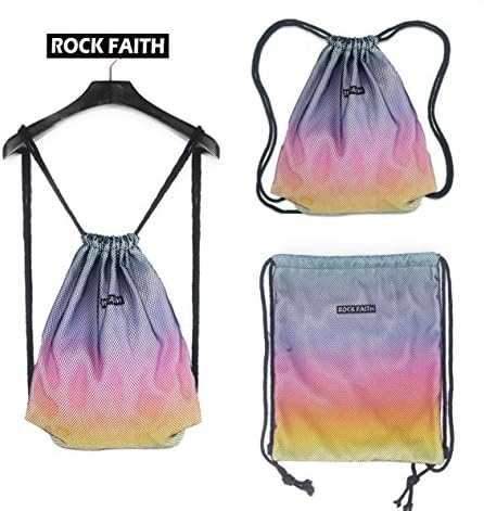 Drawstring Backpack Foldable Cinch Sack Basic Sackpack Gym Tote Dance Bag for Swimming Shopping Sports Women Men