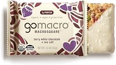 Berry White Chocolate + Sea Salt MacroSquare - Single Bar