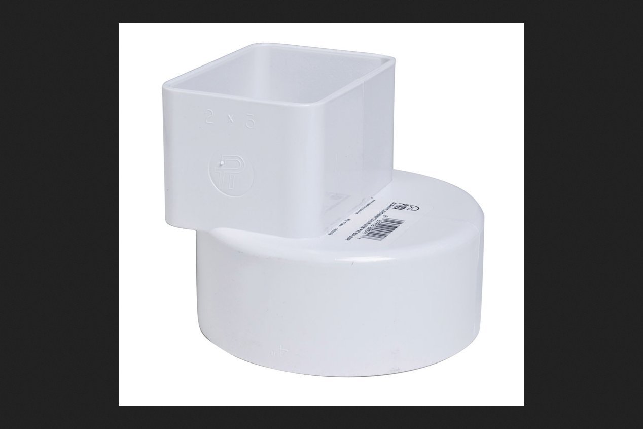 Plastic Trends 2 in. Hub x 3 in. Dia. Female Flush