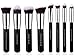 Professional Grade Labeled Kabuki Makeup Brush Set -8PCs