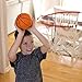 M & M Products Online 5 Inch Mini Rubber Basketball: 2 Pack of Youth Basketballs for Kids - Perfect Indoor Or Outdoor Junior Basketballs - Great for Mini Basketball Hoops and Pool Basketball Sets