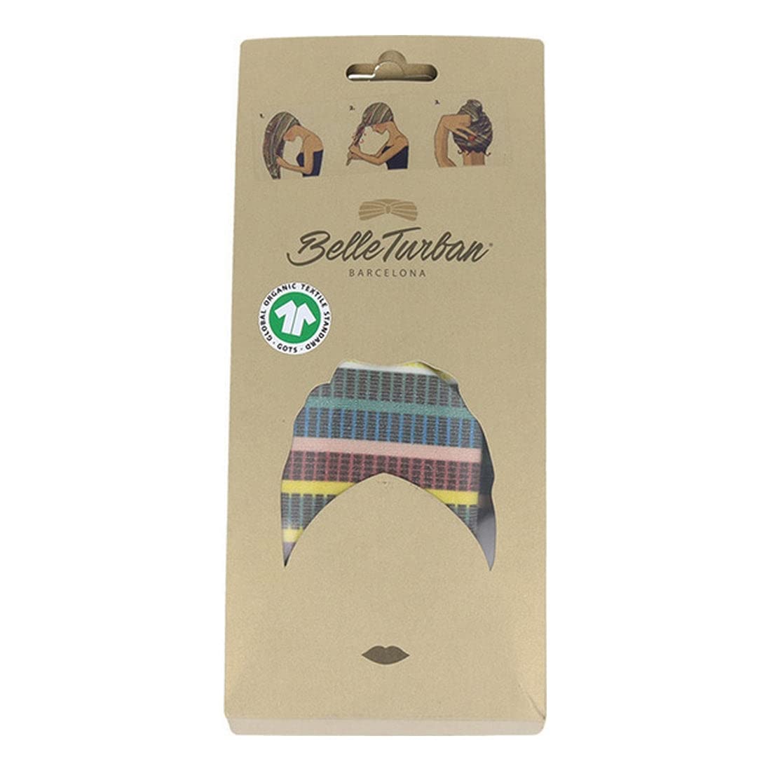 Dikson Muster Belle Turban Pink Turban, Standard