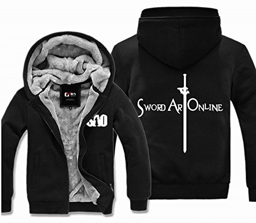 Xcoser Teens Winter Cotton-padded Jacket Coat Hooded Zip Up Sweatershirt Outwear
