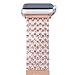 FresherAcc Compatible Smart Watch Bands for Women Girls, Cubic Zircon Replacement Strap Compatible Smart Watch Series 1,2, 3 (42MM Rose Gold)