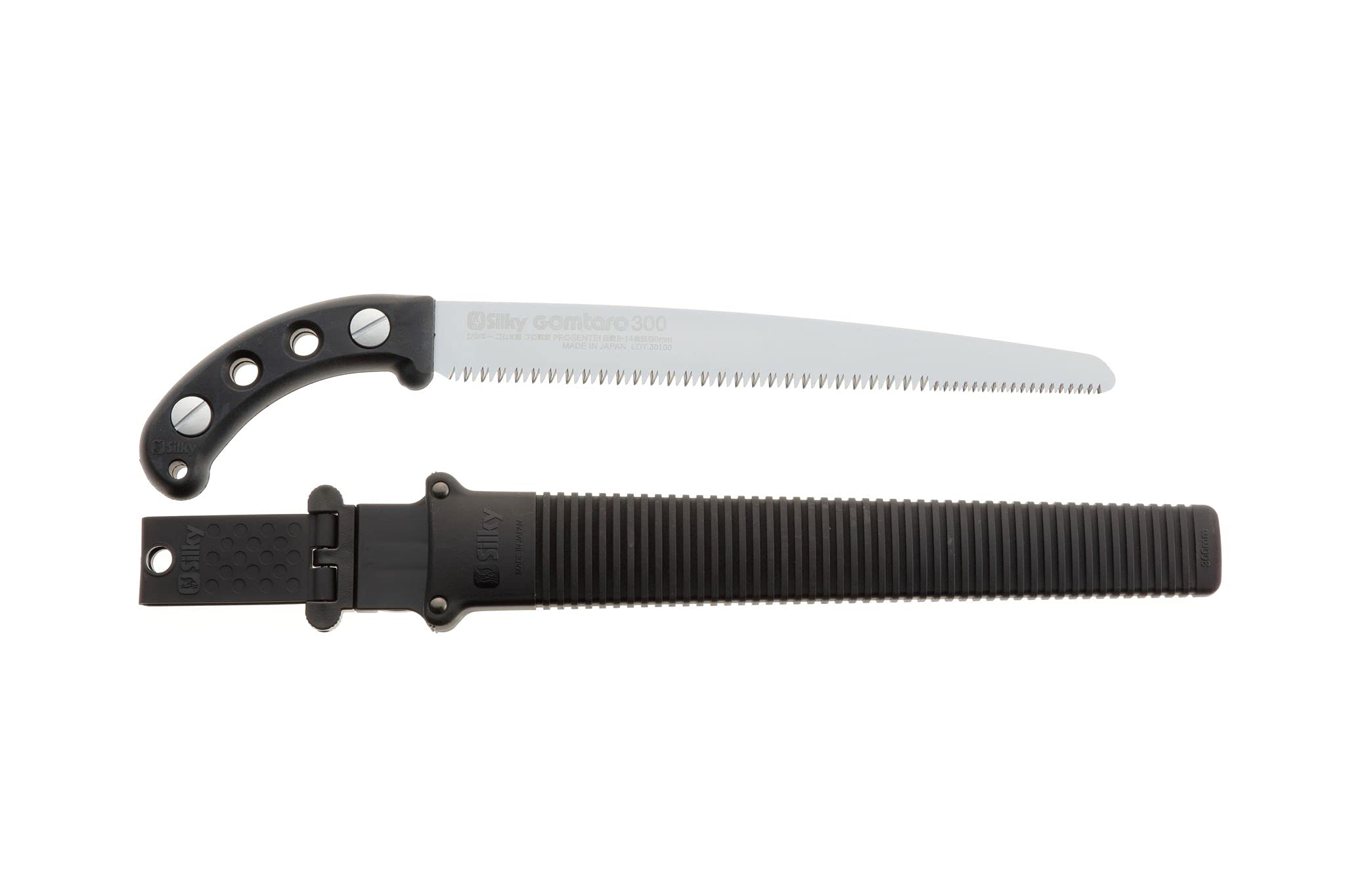 Silky Gomtaro Pro-Sentei 300 mm Japansäge – Sonderedition mit Fein- und Grobverzahnung, geradem Blatt, Hartchrombeschichtung, Gummigriff und Köcher für präzise Schnitte in Garten und Obstbau 7