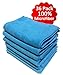 CarCovers Microfiber Cleaning Cloths – 36-Pack Reusable & Washable Microfiber Towels for Cars, Multi-Purpose Cleaning Rags, Kitchen Cloths for Home, Garage, and Auto Detailing – Blue