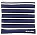 LunchSkins Reusable Zippered Sandwich, Food Bag, Storage, Navy Stripe