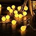 HOLLOSPORT 33ft 100 Bulbs Plug in LED Warm Light String for Party & Christmas, 8 Modes