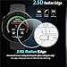 Diruite 3-Pack for Polar Vantage M/Polar Vantage V Screen Protector Tempered Glass for Polar Vantage M/V [2.5D 9H Hardness] [Anti-Scratch] [Bubble-Free] - Permanent Warranty Replacement
