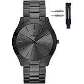 Weayege Mens Watches,Classical Stainless Steel Men's Wrist Watches,Fashion Minimalist Business Men's Wrist Watches Luxury Quartz Waterproof Watches Bussiness Watches for Men,Gifts for Men