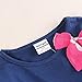 Novatx Long Sleeve Soft Baby Girl Dress H5081 Navy (5/6y)