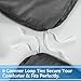 EMONIA Premium Duvet Cover Full/Queen Size 3 Pieces Set 1800 Series Hidden Zipper Closure Microfiber Duvet Cover (1 Duvet Cover & 2 Pillow Shams) Wrinkle Free(Queen, Light Grey)