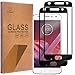 Mr.Shield [2-PACK] Designed For Motorola MOTO Z2 Play [Tempered Glass] [Full Cover] [Black] Screen Protector with Lifetime Replacement