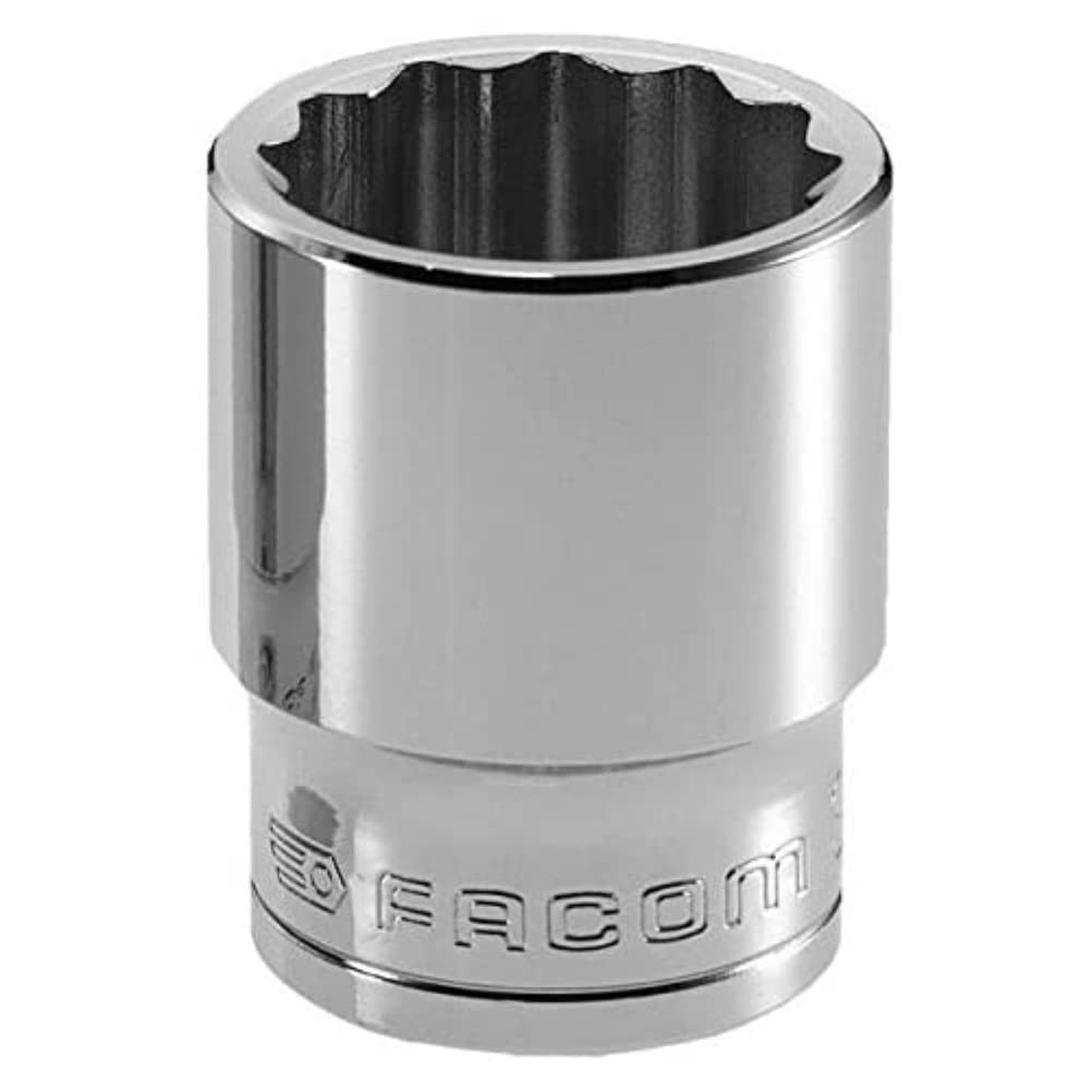 Facom SC.S Socket 0.5-Inch 12-Sided 16 mm Rouge et Noir