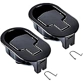 Bestdealing 2 Pack Metal Recliner Replacement Parts Durable Metal Handle Recliner Chair Sofa Couch Release Lever Replacement 