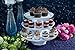 Platter Pleasers Plastic Cupcake/Cake Stand - 3 Piece set (White)