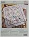 Bucilla Stamped Cross Stitch Crib Cover Kit, 34 by 43-Inch, 43902 Sophie