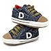 Highpot Baby Boys Girls Canvas Sneaker Toddler Anti-slip First Walkers Shoes (Blue, 0~6 Month)