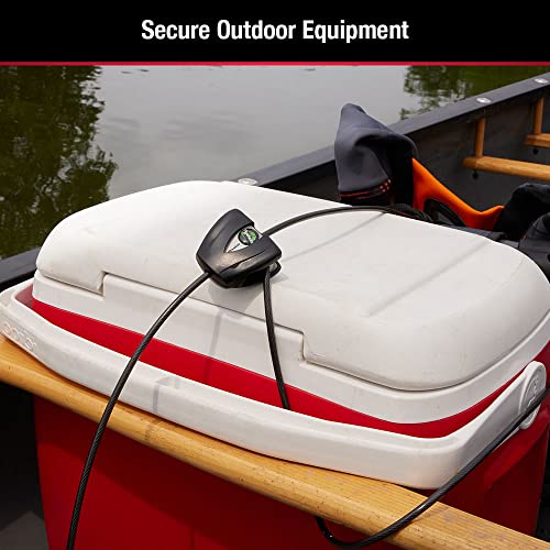 Master Lock Python Cable Lock, Cable Lock with Keys, Trail Camera and