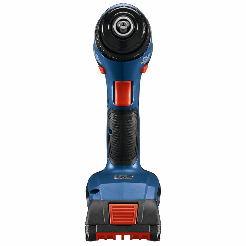 BOSCH GSB18V-490B12 18V EC Brushless 1/2 In. Hammer Drill/Driver Kit with (1) 2 Ah Standard Power Battery