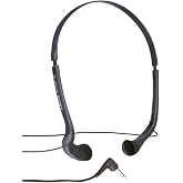Sony MDR-W08L Vertical In-The-Ear Headphones,Black