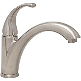PROFLO PFXC1907 1.5 GPM Single Hole Kitchen Faucet - Brushed Nickel