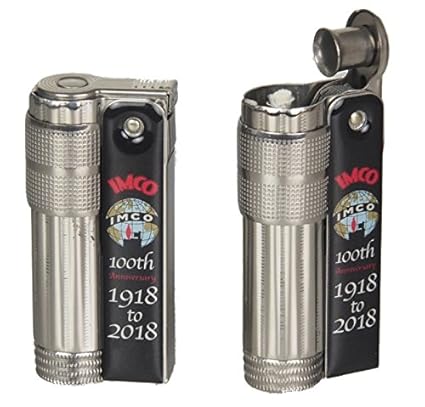 IMCO Feuerzeug Super-Triplex Oil black 100 Anniversary
