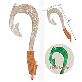 Magic Moana's Maui Fish Hook with Light,Adventure Collection Toy Swords for Boys 42cm Long