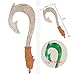Vndaxau Magic Moana's Maui Fish Hook With Light,Adventure Collection Toy Swords for Boys 42cm Long