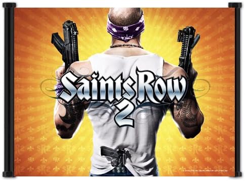 Saints Row 2 Game Fabric Wall Scroll Poster (21"x16") Inches