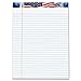 TOPS 75111 American Pride Writing Pad, Legal/Wide, 8 1/2 x 11 3/4, White, 50 Sheets (Pack of 12)