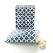 Dark Teal Blue Candy Buffet Bags/Wedding Favor Paper Goodie Bags (100 Pack) - Dark Blue Stripe, Chevron, Spanish Tile & Polka Dot Party Bags
