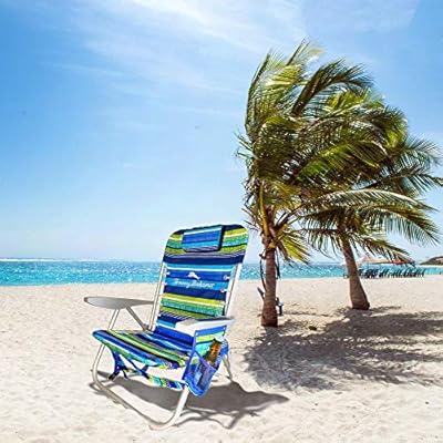 Tommy Bahama 2020 Multi Striped Backpack Beach Chairs with Large Storage Pouch 51F2TOUFA6L