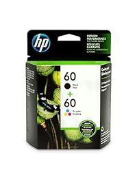 Dos cartuchos de tinta original HP 60 color negro y tricolor (N9H63FN).