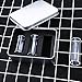Aneco 3 Size Glass Guitar Slides Set Guitar Bass Slide with Metal Box