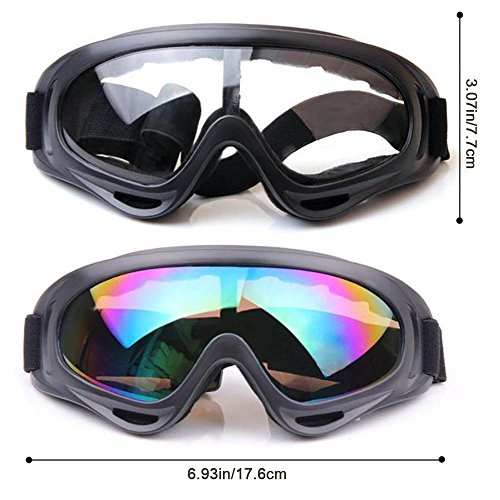 Snow Goggles,FOME 2pcs Sport Sunglasses Snow Goggles Snowboard Goggles with UV400 Protection Windproof Anti-Glare Lenses for Kids Men Women Adults for Riding Motorcycle Skating Skiing Snowboarding