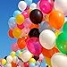 Latex Balloons Assorted Color Party Balloons Bulk (160 PCs) 12 Inches Party Supply Thick Premium Quality Decorations for Birthday, Carnival Festival, Ceremony