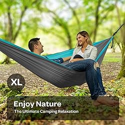 Durable Hammock 500 lb Capacity - Lightweight Nylon