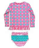 RuffleButts Baby/Toddler Girls Salt Water Taffy