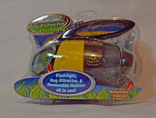 Backyard Safari Bug Collector Flashlight 3 in 1 Playset - Flashlight, Bug Attractor, and Removable Habitat