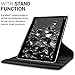 kwmobile 360° Case Compatible with Huawei MediaPad M3 Lite 10 - PU Leather Tablet Cover with Stand Function - Black