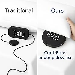 REACHER Loud Alarm Clock for Heavy Sleepers
