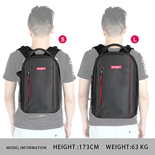 Camera Backpack, Beschoi Waterproof Lightweight DSLR Camera Bag for