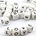 Baby Love Home 60pcs 12mm Silicone Beads in 26 Letters Baby Teether DIY Nursing Necklace Bracelet Accessories BPA Free Newborn Mom Gift