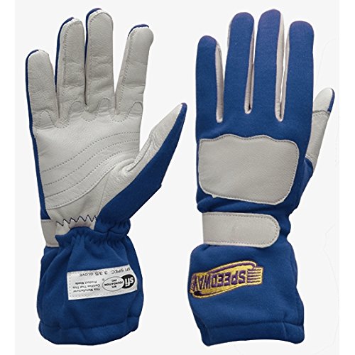 Speedway Motors Red Nomex Racing Gloves-Double Layer-Small