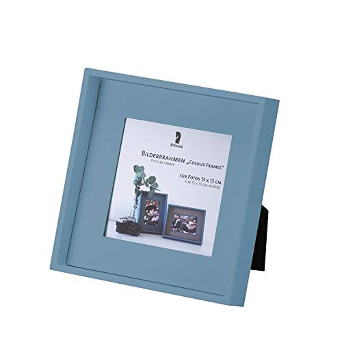 Rössler Papier 1300452155 - S.O.H.O. Fotolijst, Kleurenframe, formaat 13 x 13 cm, denim, 1 stuk